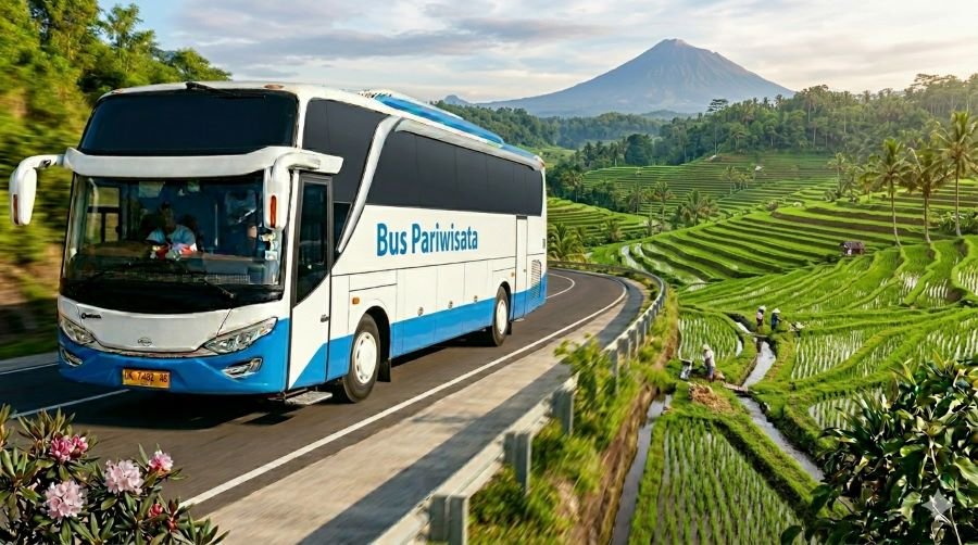 sewa bus Lombok