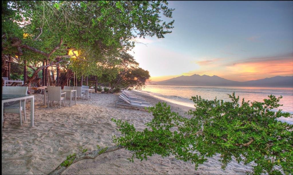 hotel di Gili Trawangan pinggir pantai