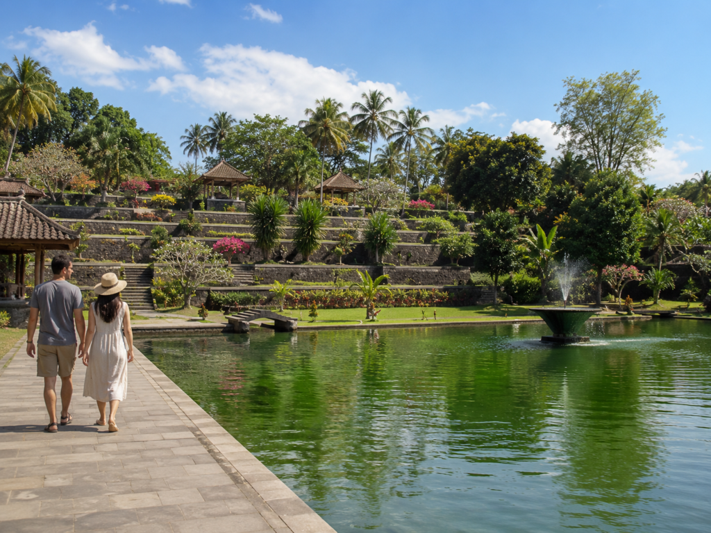 Wisata taman Narmada Lombok