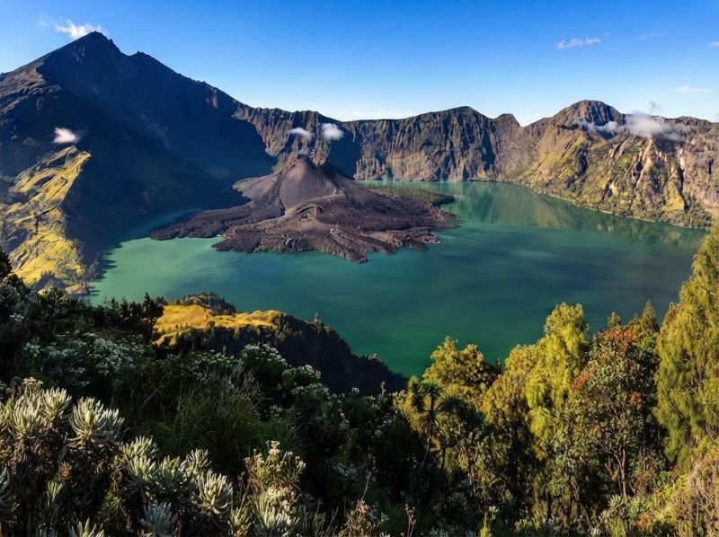 Gunung Rinjani ketinggian