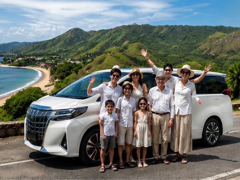 liburan nyaman dengan rental mobil Alphard di Lombok