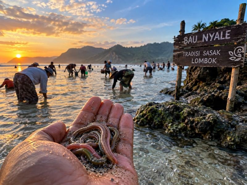 nyale di pantai lombok