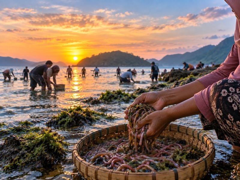 nyale lombok tradisi bau nyale