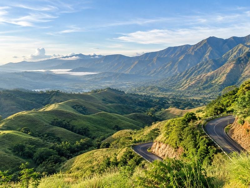 Pemandangan perbukitan saat wisata Pusuk Sembalun