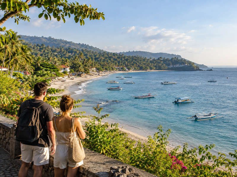 pemandangan Pantai Senggigi
