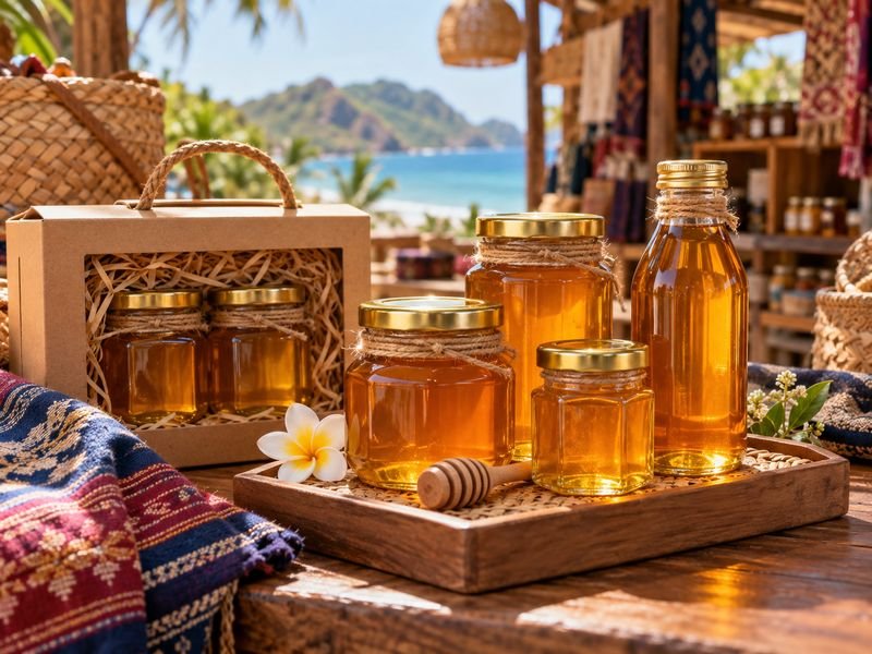 madu lokal untuk buah tangan setelah liburan di Lombok